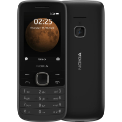 Nokia 225 Black 2G Feature Phone | موبايل نوكيا 225 لون أسود شبكة 2G