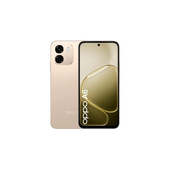 موبايل اوبو A6 - 128 جيجا - 4 جيجا رام - أورورا ذهبي - 4G LTE