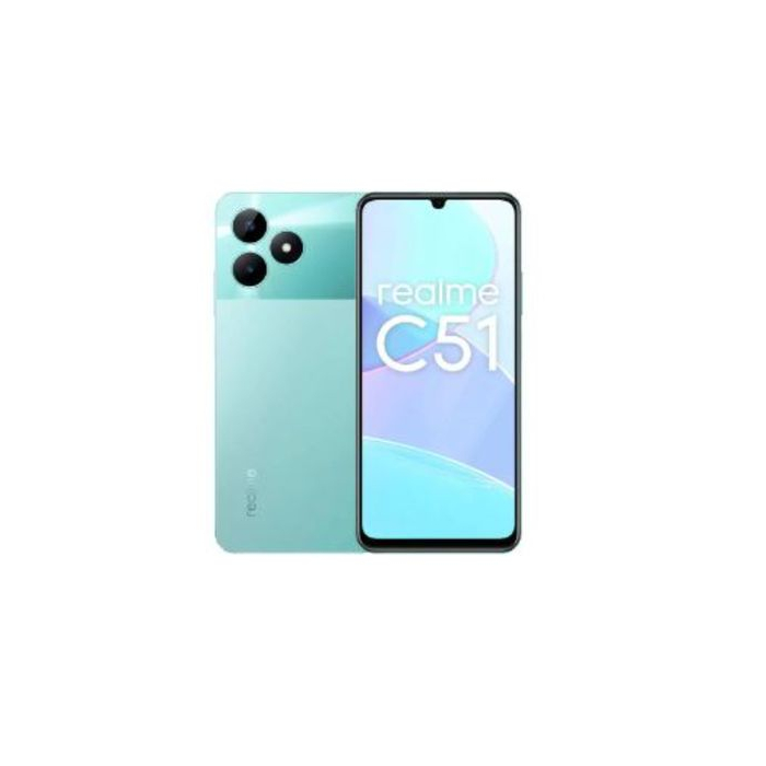 موبايل ريلمي C51 - 128 جيجا - 4 جيجا رام - نعناعي أخضر - 4G LTE